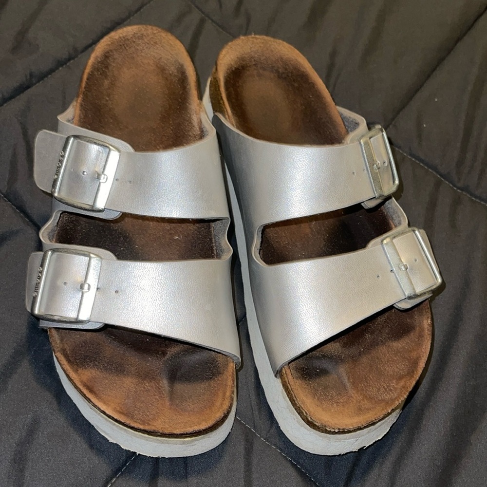 Birkenstock Arizona Silver 38